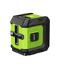 Mini 360-Degree Green Cross Line Laser Level with 2400mAh Lithium Battery Versatile Light Modes including L-Bracket and Carry Pouch perfect for DIY Drywall Picture Hanging Ceiling Installation