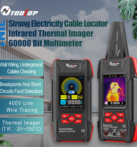AV TOOLTOP ET938 ET938PRO 3-in-1 Wire Locator Multimeter Infrared Thermal Imaging Camera LCD Screen Rechargeable Lithium Battery Cable Tracking Depth Up to 2m Wide Temperature Range Multitool