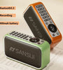 SANSUI F35 Wireless bluetooth Speaker Bass Diaphragm HiFi Sound Hands-free Calls 2400mAh Support TF Card USB 3.5mm AUX Payback Music Player Portable Subwoofer