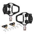 1 Pair MEROCA Bike Lock Pedal Bicycle Self-Locking Pedal With Sealed Bearings Lock Piece For SPD System Road Bike Ultra-Light Pedal