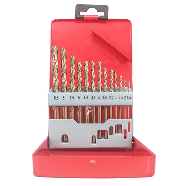 Drillpro 13/19/25 PCS HSS 1-13mm Drillpro M35 Bit Set Cobalt Twist Drill Bit