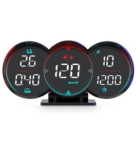 G17 Car Hud Head-Up Display Car Universal Beidou Speed Measurement Time Speed Alarm Head-Up Device