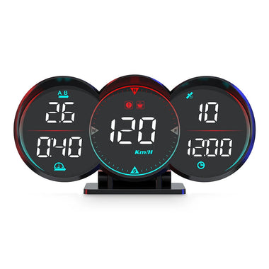 G17 Car Hud Head-Up Display Car Universal Beidou Speed Measurement Time Speed Alarm Head-Up Device