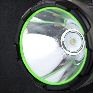 Bikight Solar Flashlight for Emergencies Search LED Solar Camping Lights Multifunctional Flashlight Power Bank