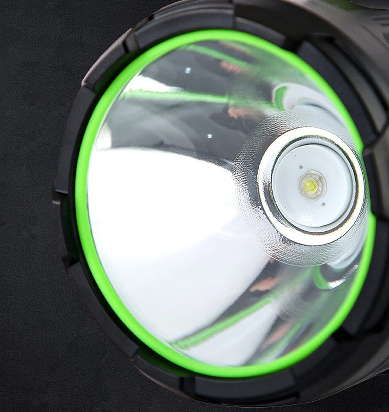 Bikight Solar Flashlight for Emergencies Search LED Solar Camping Lights Multifunctional Flashlight Power Bank