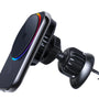 Bakeey Qi2 Magnetic Wireless Car Charger LED Light Holder Mount Magnet Fast Charging Station for iPhone16 15 14 13 12 Pro