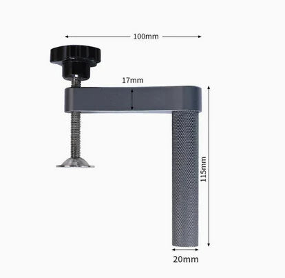 19mm/20mm Universal Quick Action Manual Bench Dog Clamp Adjustable Woodworking Desktop Clip Hold Down Fixed Clamp