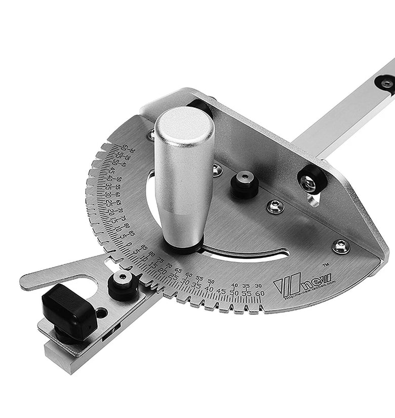 Drillpro 0-90 Degree 450mm Angle Miter Gauge Sawing Assembly Ruler Woodworking Tool for Table Saw Router