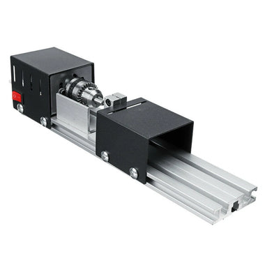 EU Plug Wood Lathe Set Mini Beads Machine Miniature Rotary Tool Multifunction Lathe DIY Woodworking Pearl Lathe Grinding and Polishing Beads