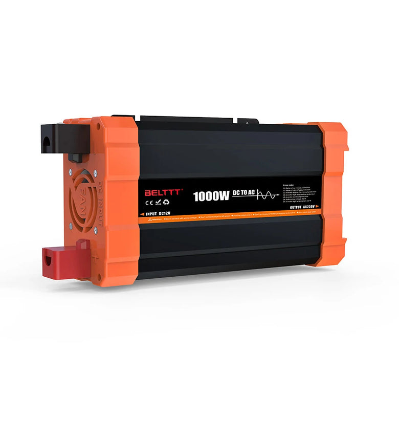 Car Power Inverter 12V DC To 220V AC Car Inverter Pure Sine Wave LCD USB Portable Inverter Pure Sine Wave