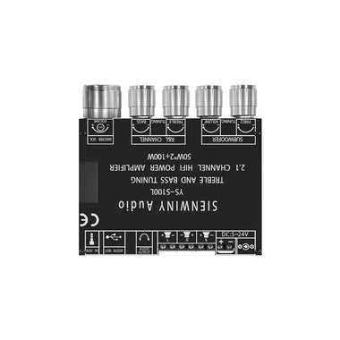 YS-S100L 2.1 Channel bluetooth 5.0 Audio Amplifier Board 50W2+100W High Power Subwoofer Stereo Amplifier Board Module