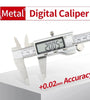 Stainless Steel Digital metal Fraction Caliper 150mm mm/ Inch High Precision large LCD display Vernier Caliper