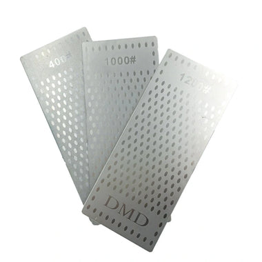 3PCS Diamond Sharpening Stone Single-Sided 400 1000 1200 Grit Versatile Use Kitchen Garden Woodworking Tool Sharpener High Durability