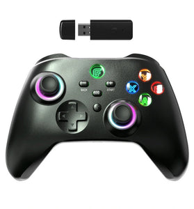 Data Frog RGB Wireless Controller Hall Trigger Joystick Gamepad for Switch Lite Game Controller with Dual-Vibration Turbo Compatible with PC Windows Android IOS