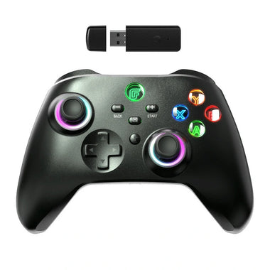 Data Frog RGB Wireless Controller Hall Trigger Joystick Gamepad for Switch Lite Game Controller with Dual-Vibration Turbo Compatible with PC Windows Android IOS