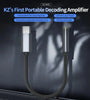 KZ AM01 Type-C to 3.5mm Audio Adapter 32bit/384kHz Hi-Fi DAC IC Amplifier Dual Chip Earphone Audio Cable