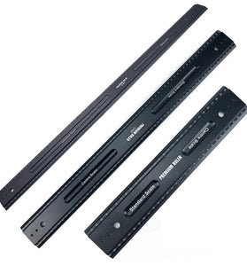 300/600/900mm Aluminum Alloy Marking Ruler Woodworking Scriber Square Multi-function Measuring Ruler