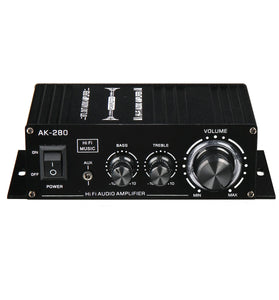 AUTSOME 12V  40Wx2 Power Amplifier 2.0 Channel  90DB Car Small Power Amplifier