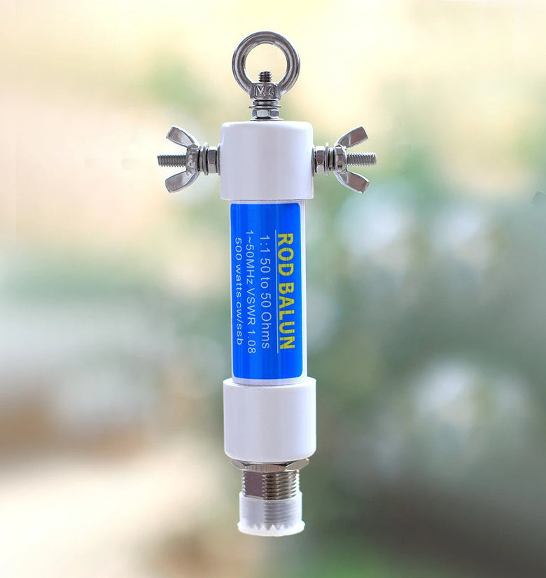 Mini 1:1 Waterproof HF Balun for 160m-6m Bands 1.8-50MHz 500W Waterproof SO239 CW/SSB