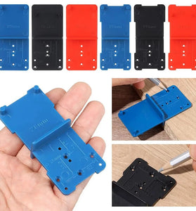 28/37mm Hinge Hole Drilling Guide Plastic Woodworking Punch Opener Locator for Cabinets Installation Template Woodworking Tools
