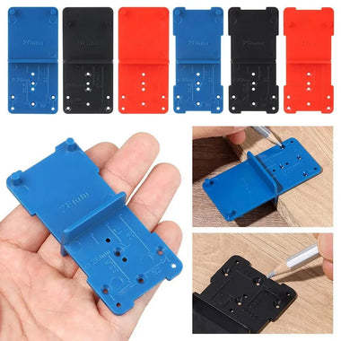 28/37mm Hinge Hole Drilling Guide Plastic Woodworking Punch Opener Locator for Cabinets Installation Template Woodworking Tools