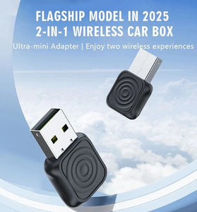 CarlinKit Mini Ultra Wireless USB Adapter for Car CarPlay Android Auto Stability and Convenience Plug and Play