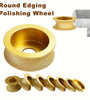 1pc Dry Vacuum Brazed Diamond Round Polishing Wheel 20mm Bore Dia Ceramic Edging Wheel For Tile Quartz Marble Granite Stone