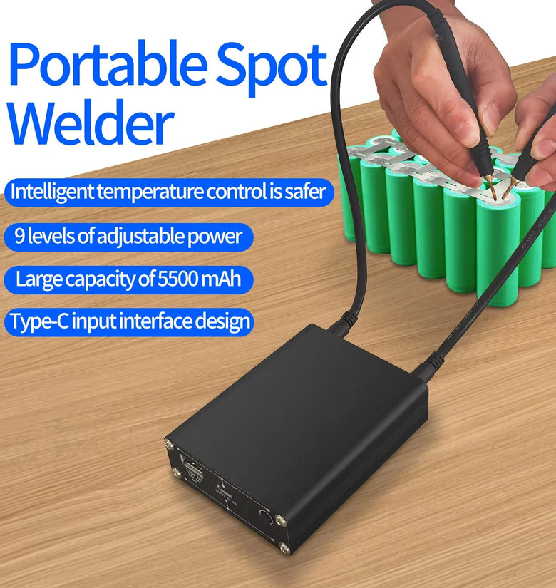 DIY Spot Welder Handheld Portable Mini Spot Welding Machine With Spot Welding Pen Nickel Strip 18650 Battery Spot Welder