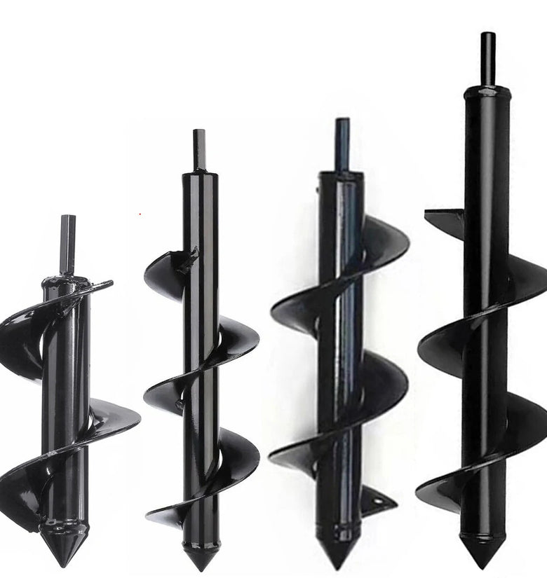8cm Diameter Earth Auger Hole Digger Tools Planting Machine Drill Bit Fence Borer Petrol Post Hole Digger Garden Tool 4 Size Option