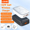 [GaN Tech] LDNIO 140W 5-Port USB PD Wireless Charger 2USB-A+3USB-C PD3.0 QC3.0 AFC FCP SCP DCP PPS Apple2.4A Fast Wireless Charging Desktop Charging Station EU Plug US Plug for iPhone 15 14 13 for Huawei Pura 70 Ultra for Samsung Galaxy S24