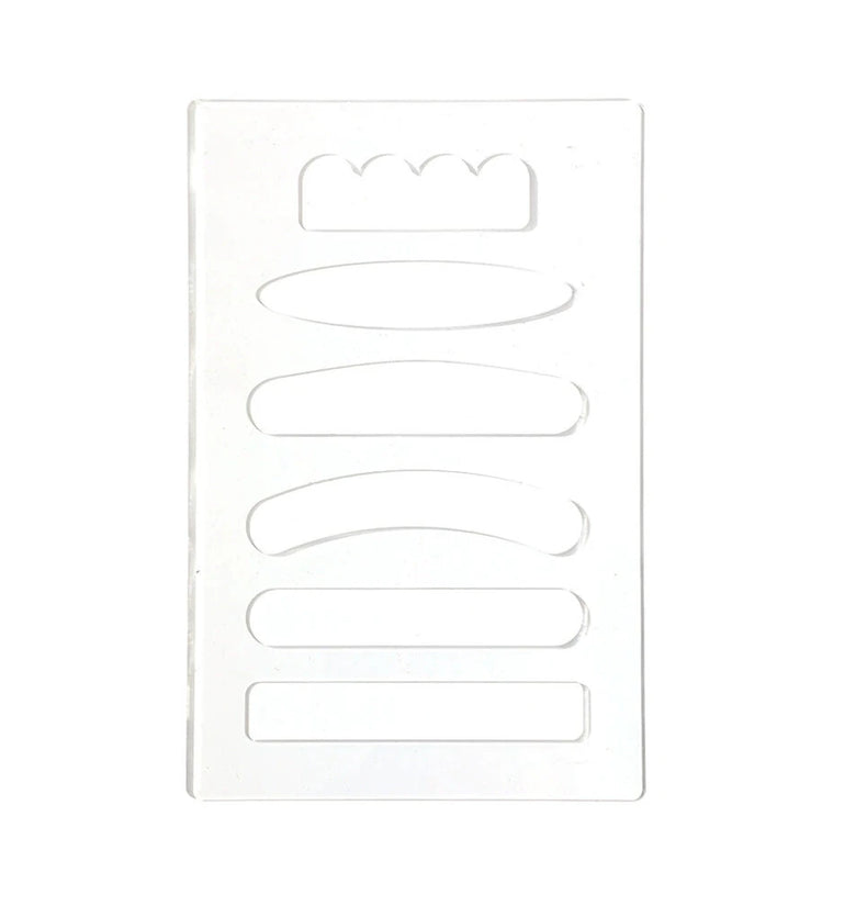 6-in-1 Acrylic Woodworking Handle Router Template Guide 6 Styles Clear Precision Craft Tool Compact Lightweight for DIY Projects