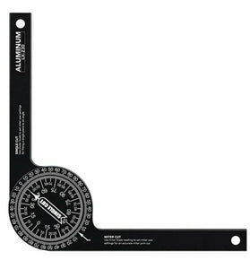 Miter Saw Protractor Aluminum Alloy Featuring Digital Angle Finder Edge Meter Gauge Woodworking Measurement Tool