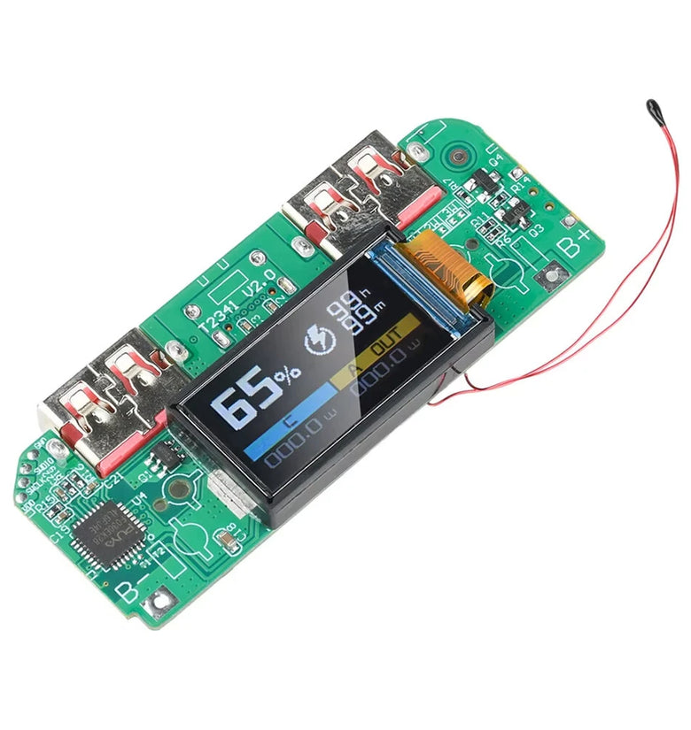 22.5W Dual Bidirectional Fast Charger Buck Converter Type-C USB Mobile Power Module Motherboard With Display Support PD/QC/SCP/VOOC