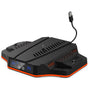 DOBE PS5 Slim Game Console Cooling Base with RGB Colorful Ambient Light Game Controller Charging Station TP5-3583