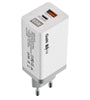 [GaN Tech] USLION PD65W 2-Port USB PD Charger USB-C+USB-A PD QC3.0 Fast Charging Wall Charger Adapter EU Plug for iPhone 15 14 13 for Huawei Mate60 Pro for Samsung Galaxy Z Flip4 for Xiaomi 13pro