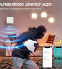 SMATRUL Tuya Smart Zigbe 10G Motion Sensor Radar Switch Single Live Wire/Neutral Live Wire APP Remote Control Human Motion Detection Alarm No Required Voice Control