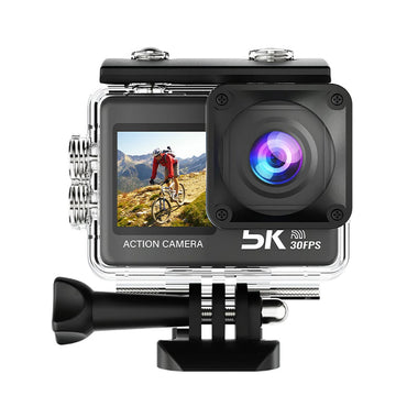AUSEK M60TR 5K Action Camera Touch Screen Sports Camera Anti-Shake HD Shooting Outdoor Cycling Recorder Skiing Fishing Camera