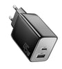 [GaN Tech] ESSAGER ES-CD40 45W 2-Port USB PD Charger USB-A+USB-C PD3.0 QC4.0 PPS FCP AFC Apple 2.4A Fast Charging Wall Charger Adapter EU Plug for iPhone 15 14 13 for Huawei Pura 70 Ultra for Xiaomi Civi4 Pro for Samsung Galaxy S24