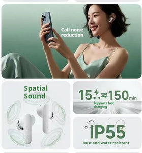 Edifier X2 EVO TWS Earbuds Wireless bluetooth V6.0 Earphone Spatial Sound AI Call Noise Cancelling 43H Playback Low Latency Real-time Translation Sports Headphones