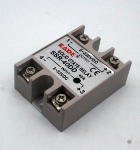 SSR -25DD/ 40DD DC Control DC SSR White Shell Single Phase Solid State Relay