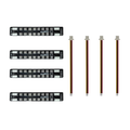 4PCS GEMFAN LED 08 / LED 20 5V Programmable Arm LED Strip Light / CU Controller Module 2-6S for DIY RC Drone FPV Racing