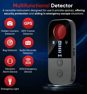 Hide camera Detectors Camera Finder GPS Tracker Detector Camera Detector Wireless Detector for Travel HotelHome Bathroom Car