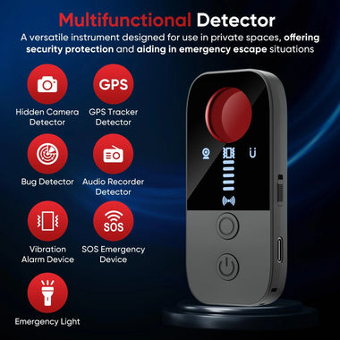 Hide camera Detectors Camera Finder GPS Tracker Detector Camera Detector Wireless Detector for Travel HotelHome Bathroom Car