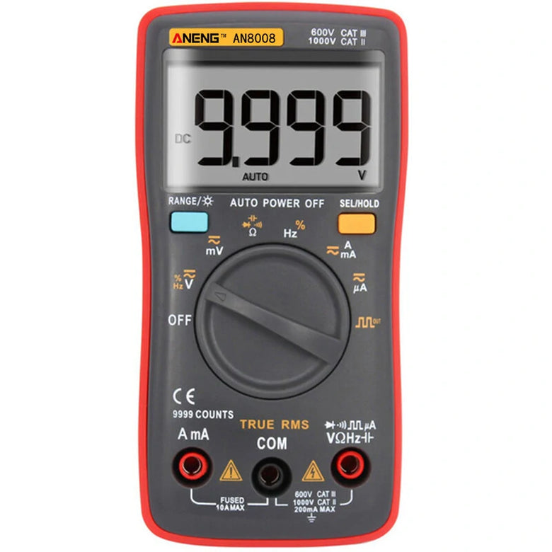 ANENG AN8008 True RMS Wave Output Digital Multimeter AC DC Current Volt Resistance Frequency Capacitance Test