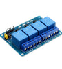5pcs 5V 4 Channel Relay Module PIC ARM DSP AVR MSP430 Blue Geekcreit for Arduino - products that work with official Arduino boards