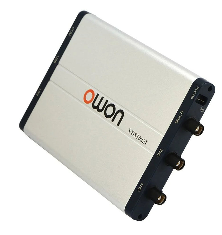 OWON VDS1022I VDS1022 Virtual PC Digital Storage Oscilloscope 100Msa/S 25Mhz Bandwidth Handheld Portable USB Oscilloscopes