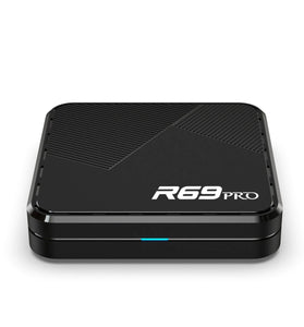 R69 PRO 4+64G TV Box Android 14 Allwinner H728 Quad-core Support WiFi 6 bluetooth-Compatible 3D Display 8K Gigabit Ethernet Media Player with Remote Control