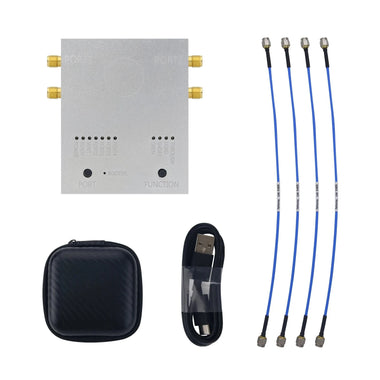 LibreCAL/LibreVNA 6GHz USB Vector Network Analyzer 100kHz to 6GHz High Accuracy 50 Dual Port SMA Connector Portable RF Testing Device