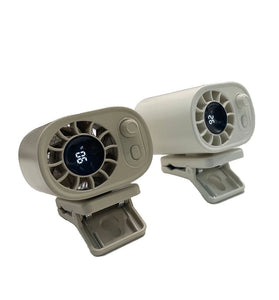 Cooling Clip-on Fan Umbrella High Speed Fan 360 Rotatable 100 Speed USB Rechargeable Multifunctional for Outdoor Car