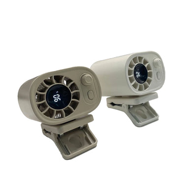 Cooling Clip-on Fan Umbrella High Speed Fan 360 Rotatable 100 Speed USB Rechargeable Multifunctional for Outdoor Car